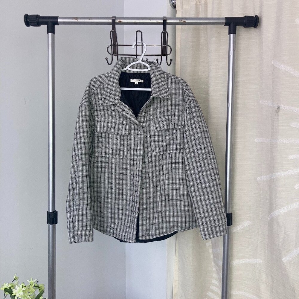 Pacsun Unisex Oversized Grey Flannel Jacket